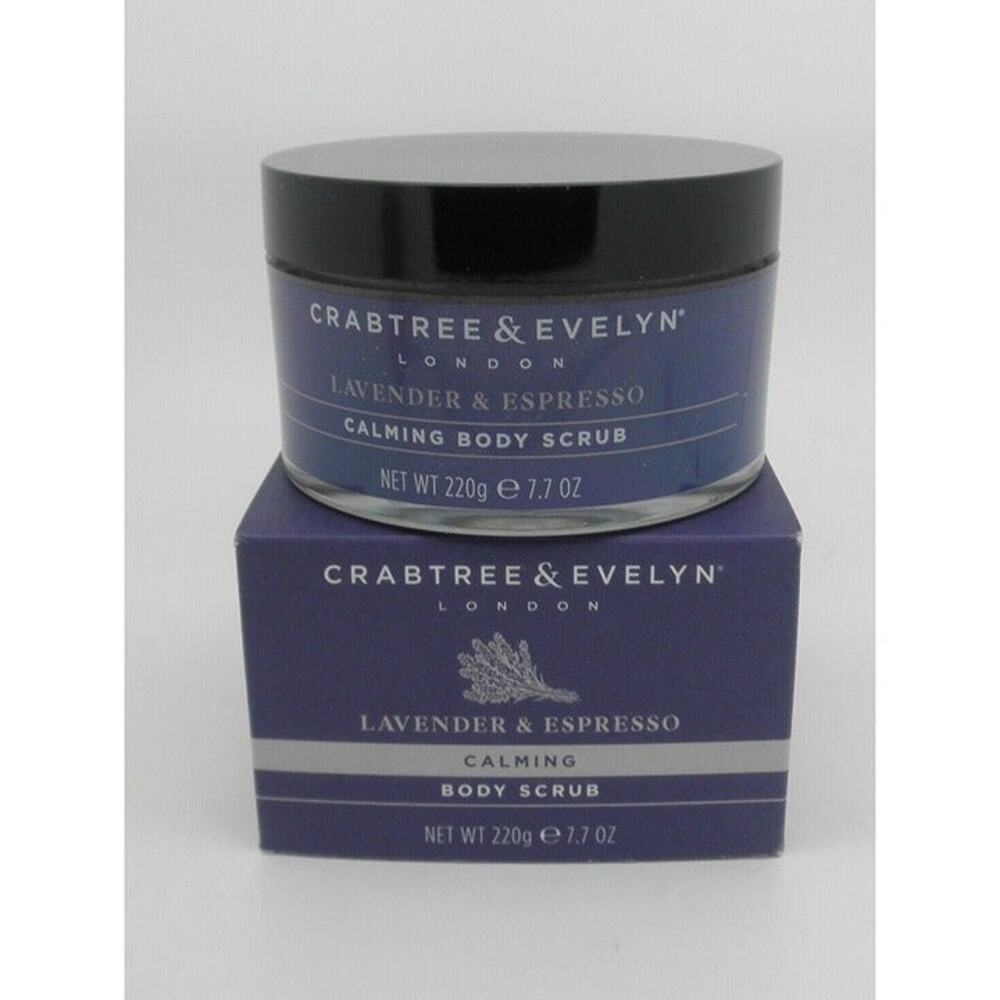 CRABTREE & EVELYN Lavender & Espresso Calming Calming Body Scrub NEW 7.7 oz